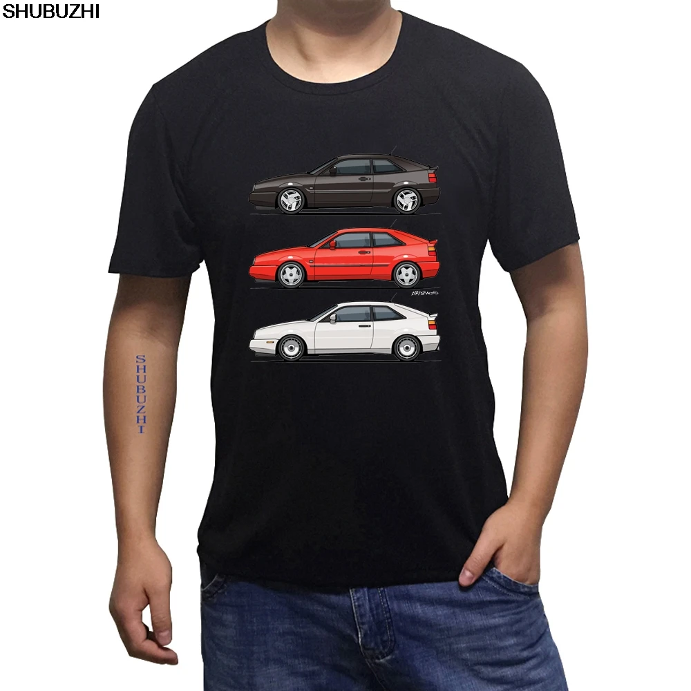 

Men's T Shirt O Neck Tops Clothing Corrado G60 Red Men's O Neck Tees Leisure Men T Shirts Funny euro size sbz4631