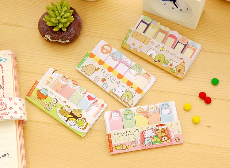 MUGEZI Corner Creatures memo pad Post It Stick планировщик наклейки Kawaii N Times бумажные наклейки офисные школьные принадлежности