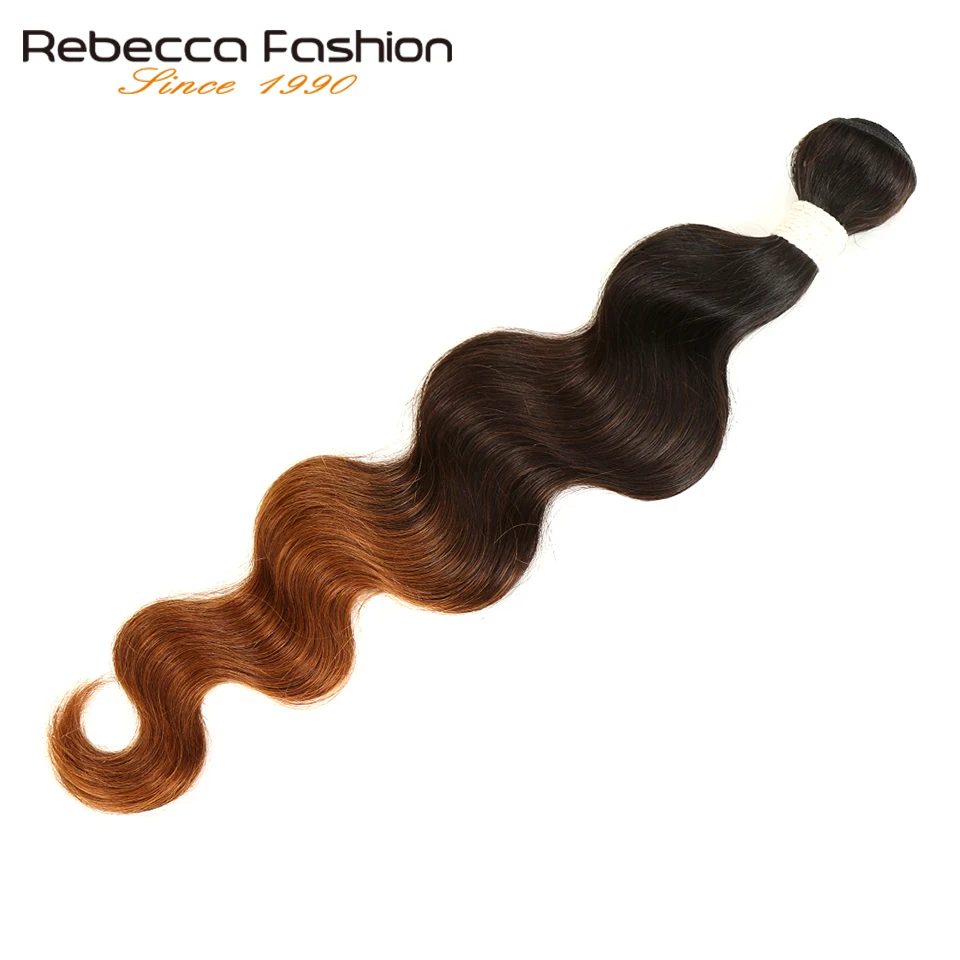 Rebecca Ombre Three Tone Human Hair Bundles 1/3/4 Pcs Non Remy Malaysian Body Wave Bundles Deals Color 1B/4/27# 1B/4/30# Rebecca Ombre Three Tone Human Hair Bundles 1/3/4 Pcs Non Remy Malaysian Body Wave Bundles Deals Color 1B/4/27# 1B/4/30#