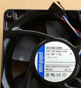 

brand new Original ebmpapst 12038 TYP 4114N / 12HR DC 24V 345MA 8.3W 120 * 120 * 38MM variable frequency cooling fan