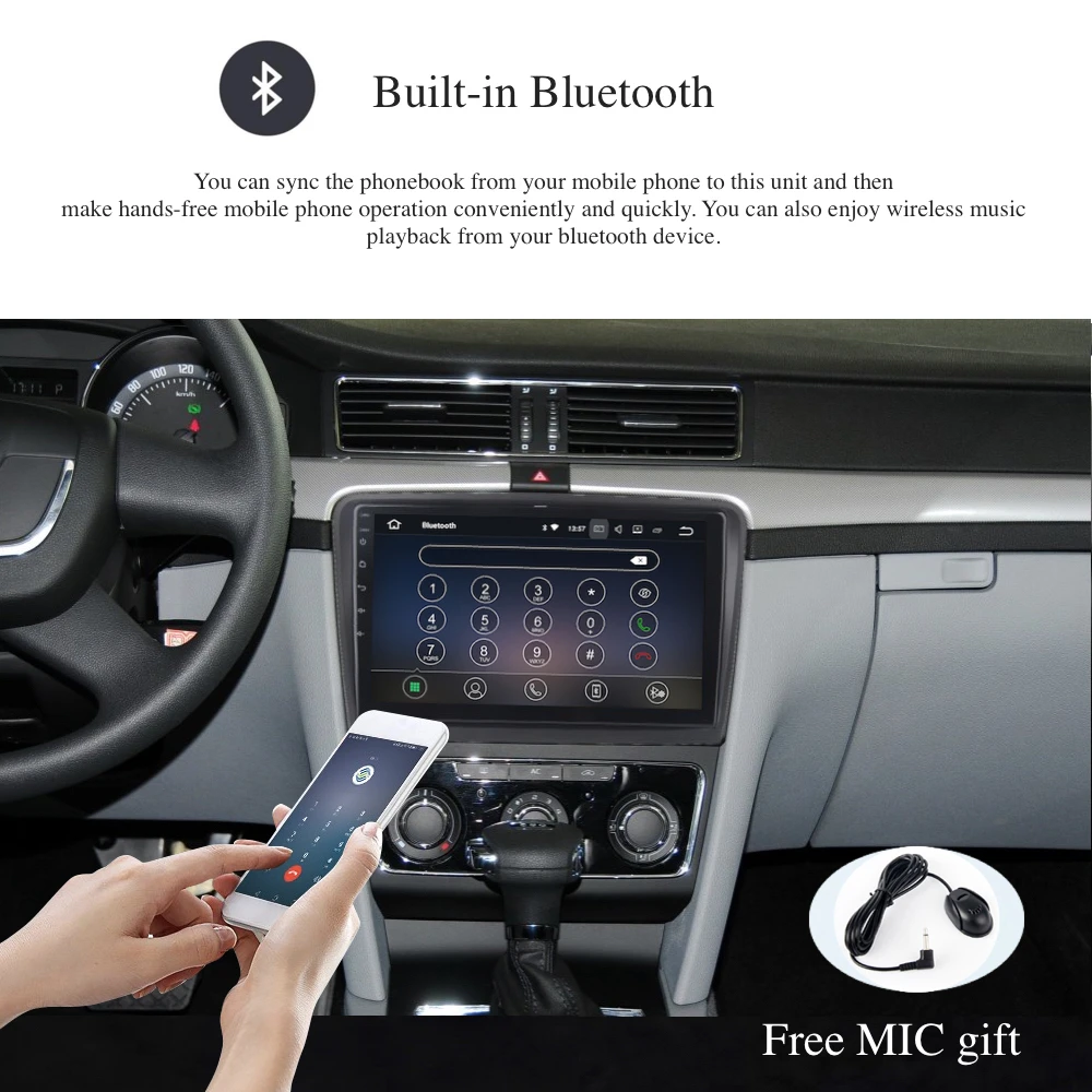 Cheap Car Multimedia 1 din GPS for Skoda Superb Radio 2008 2009 2010 2011 2012 2013 2014 Android 8.1 Navigation Free Map WIFI RDS HDMI 2