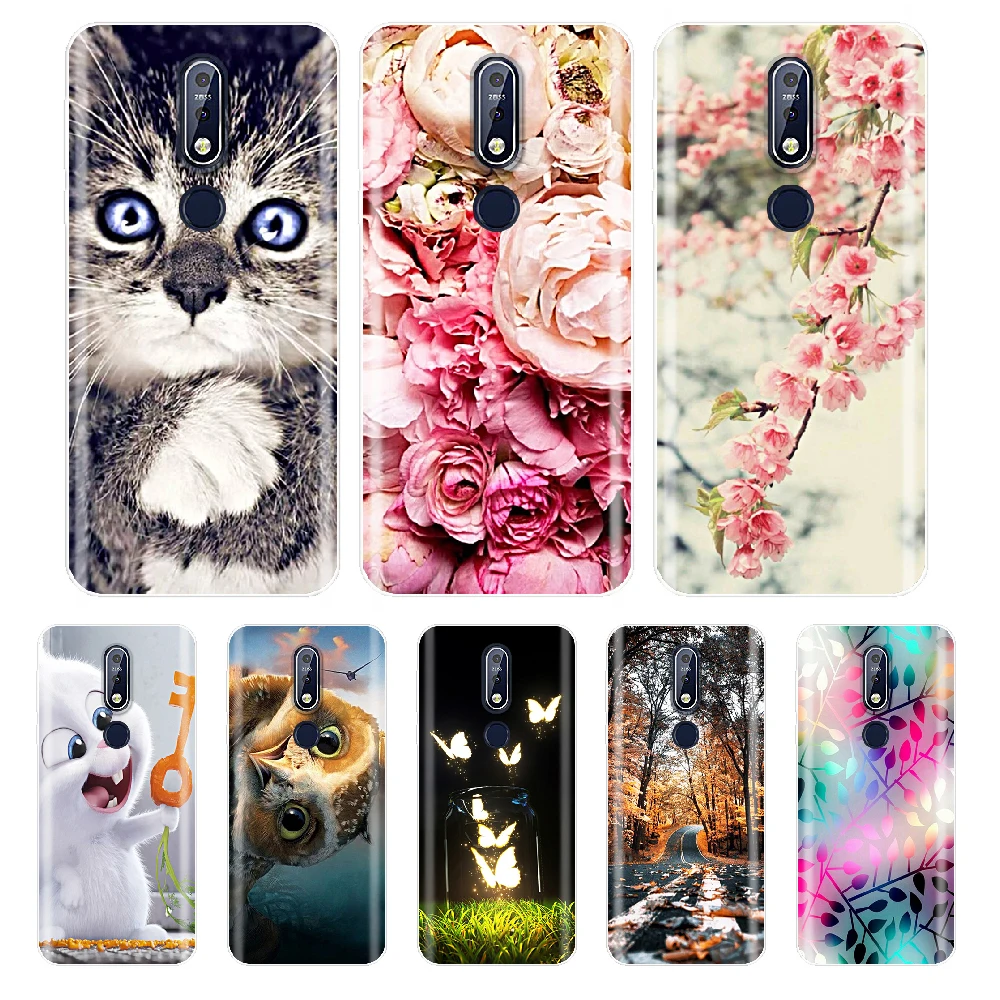 

Fashion Printed Phone Case For Nokia 7.1 6.1 5.1 3.1 2.1 Case Soft Silicone For Nokia 7.1 6.1 5.1 3.1 2.1 Plus Back Cover