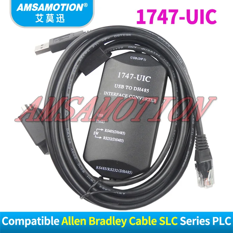 Cabo de Download Usb para Rs232 e conversor de Interface 1747 uic Compatível Série Plc Allen Bradley Slc 1747 pic Dh 485 Usb 1747 pic
