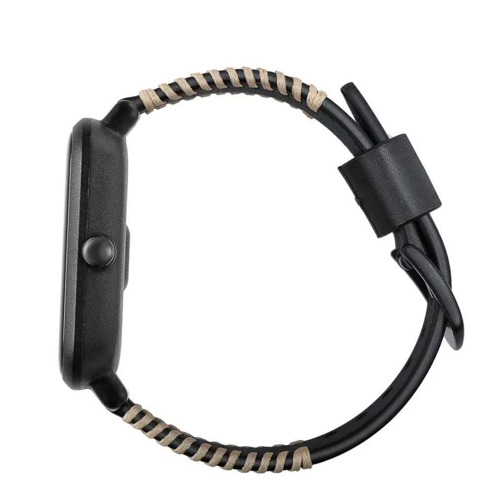 20MM Genuine Leather Replacement Watch Band Wrist Strap Bracelet for Xiaomi Huami Amazfit Bip Smart watch Small Large (5)