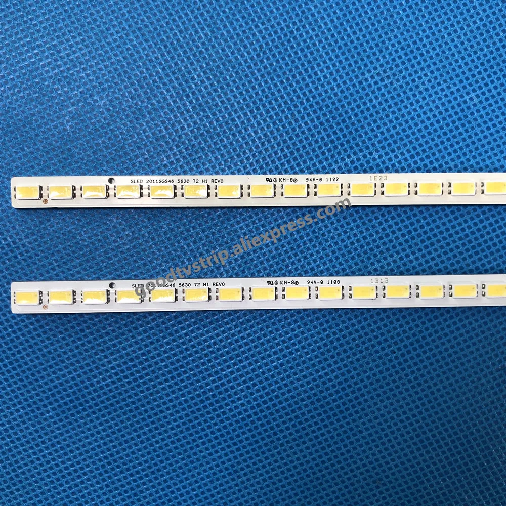 10 шт./лот 72 светодиодный s 520 мм 46 мм-вниз LJ64-03035A светодиодный ленты S светодиодный 2011SGS46 5630 72 H1 REV0 для LTA460HQ12 светодиодный 46860iX LTA460H