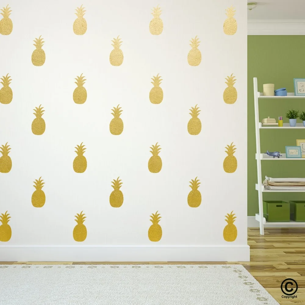 Popular Pineapple Wall Paper Buy Cheap Pineapple Wall Paper Lots and Home Decor Pineapple Wall Paper