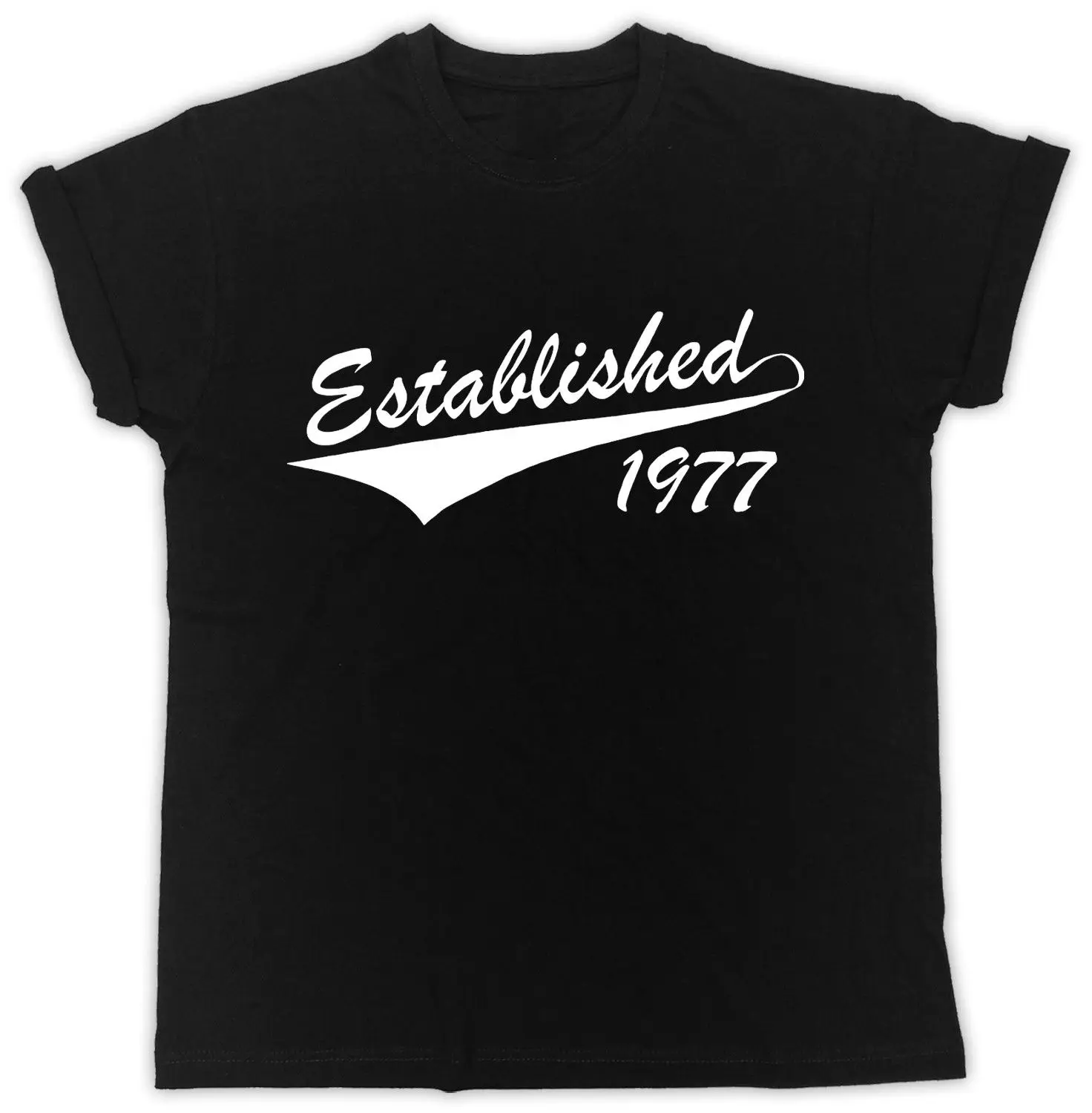 Основанная футболка 1977 Мужская на 40-й день рождения идеальный подарок для папы и