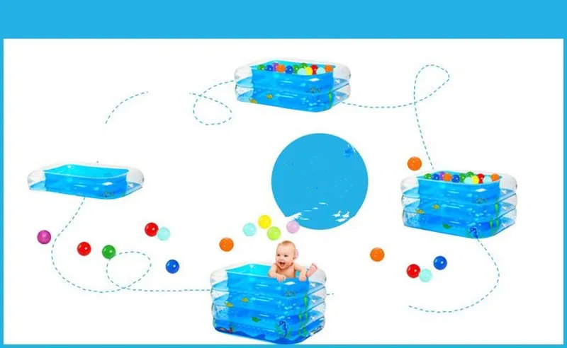 2017 Do Bebê de Natação Piscina Inflável