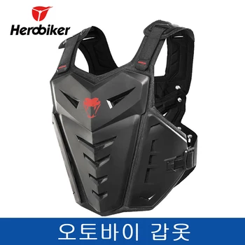 

HEROBIKER Motorcycle Body Armor Moto Motocross Vest Motorcycle Armor Vest Back Chest Protector Motocross Armor Protective Gear