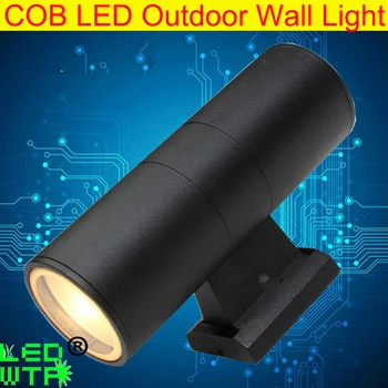 

IP65 Waterproof garden decoration up 5 watts COB outdoor led wall lights 2*5W 10W up and down 18W COB led wall light outdoor 48W