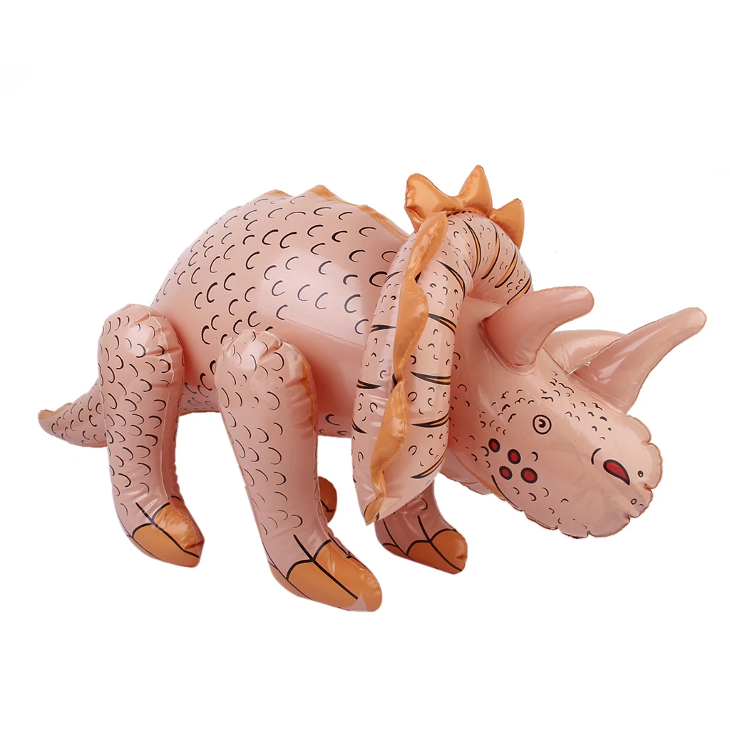 70CM Inflatable Triceratops Dinosaur Pool Beach Toy Kids Children Party Favors Decorations