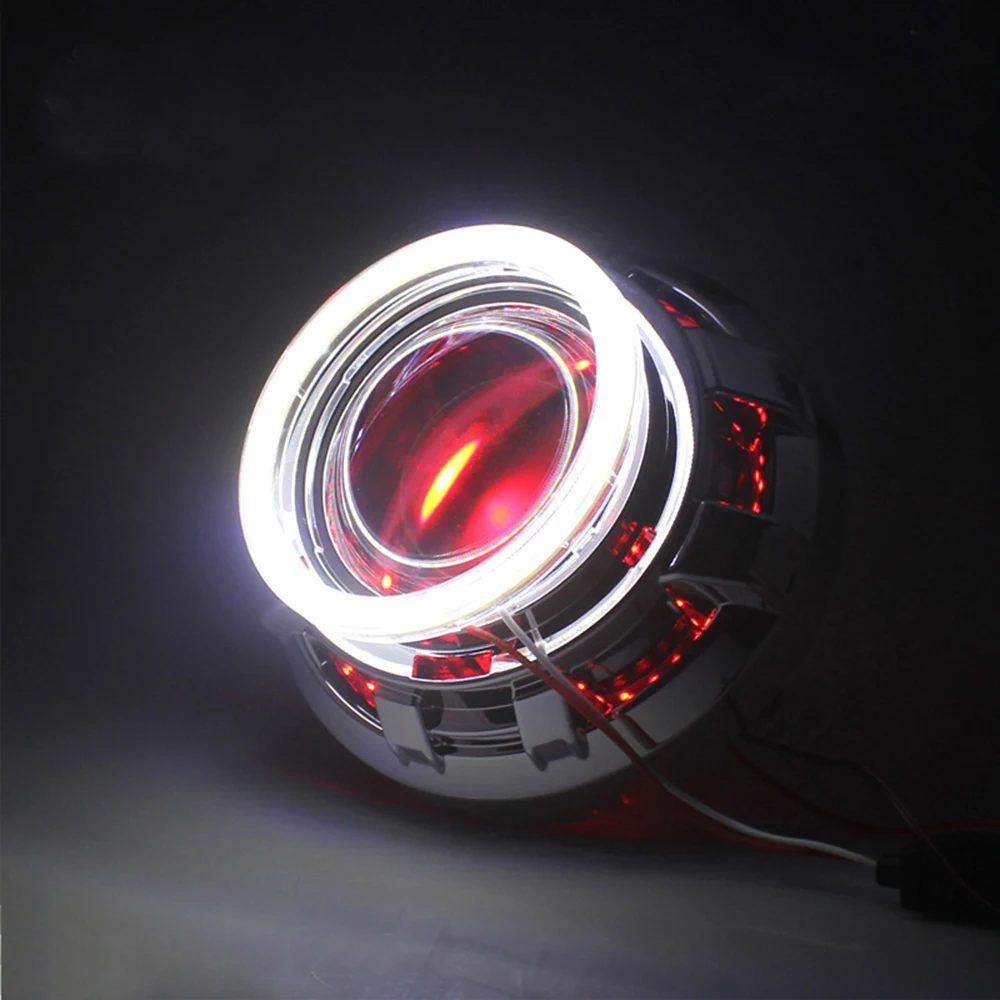 

100mm 72 SMD Super Bright Angel Eye Halo Ring COB Light Circle DRL Light Bulb Car Headlight Head Lamp Red Yellow Pink Blue