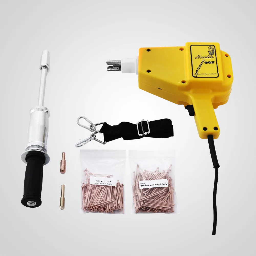 Auto Stud Welder Gun Slide Hammer Dent Puller Repair Kitin Electric
