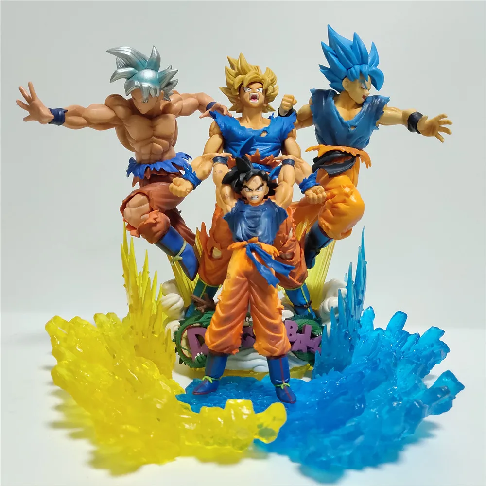 Супер фигурка Dragon Ball Figura Goku ультра инстинкт Saiyan аниме Z модель игрушки DBZ
