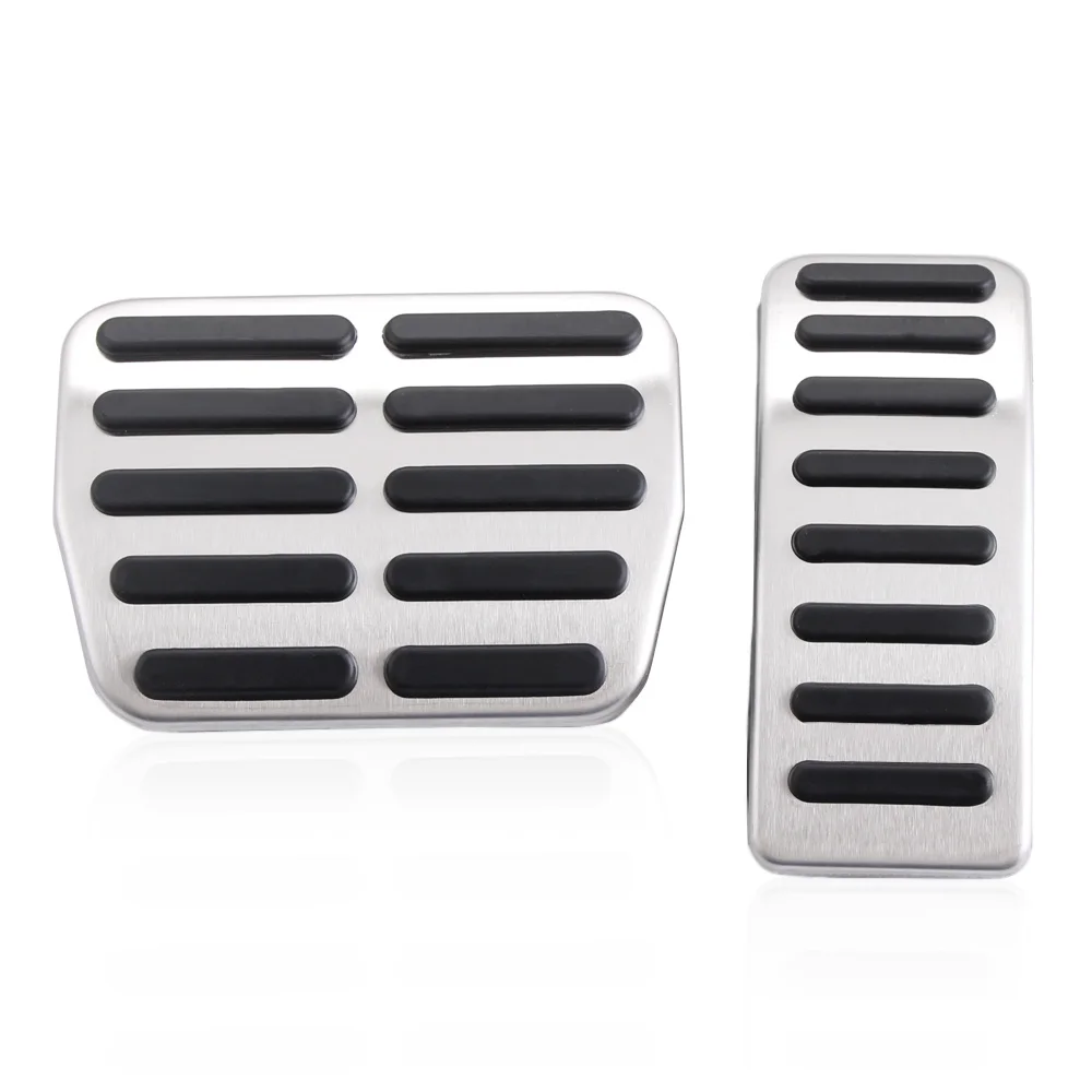 Car Styling Stainless Steel MT Pedal Pads 3pcs/set for VW Polo Jetta MK4 Bora Golf MK4 for Seat Ibiza 6K 6L 6J