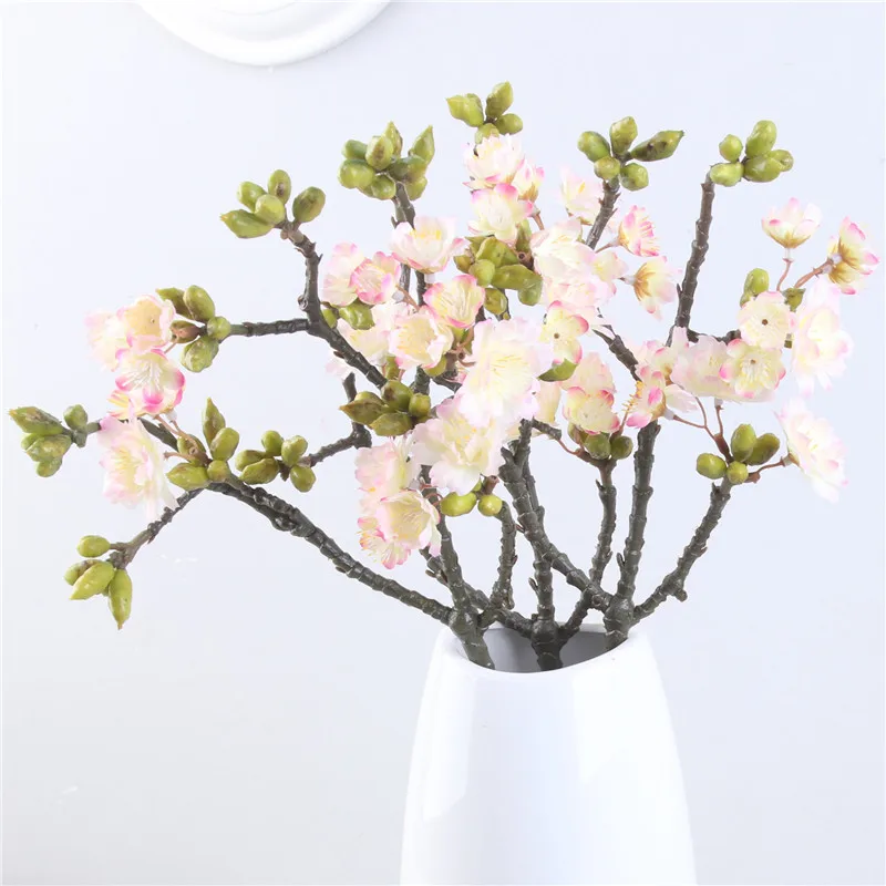 3 Branches Small Anese Cherry Blossom Artificial Flowers 3 Branches Small Anese Cherry Blossom Artificial Flowers Plan Iy Wedding Garden Home Decor Flores In Dried