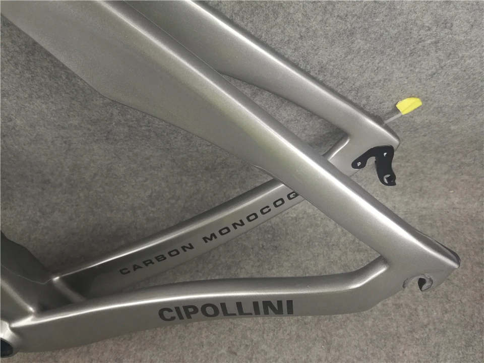 Черный Серебряный логотип живопись T1000 MCipollini RB1K одной карбоновые шоссейные рамы