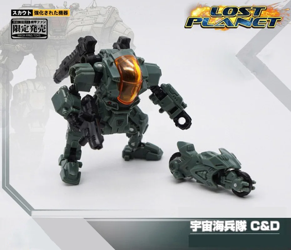 

MFT Transformation DA08C & DA09D Powered-suit Diaclone Lost Planet Mech ModFans Cosmic sea Soliders Action Figure Robot KidsToys