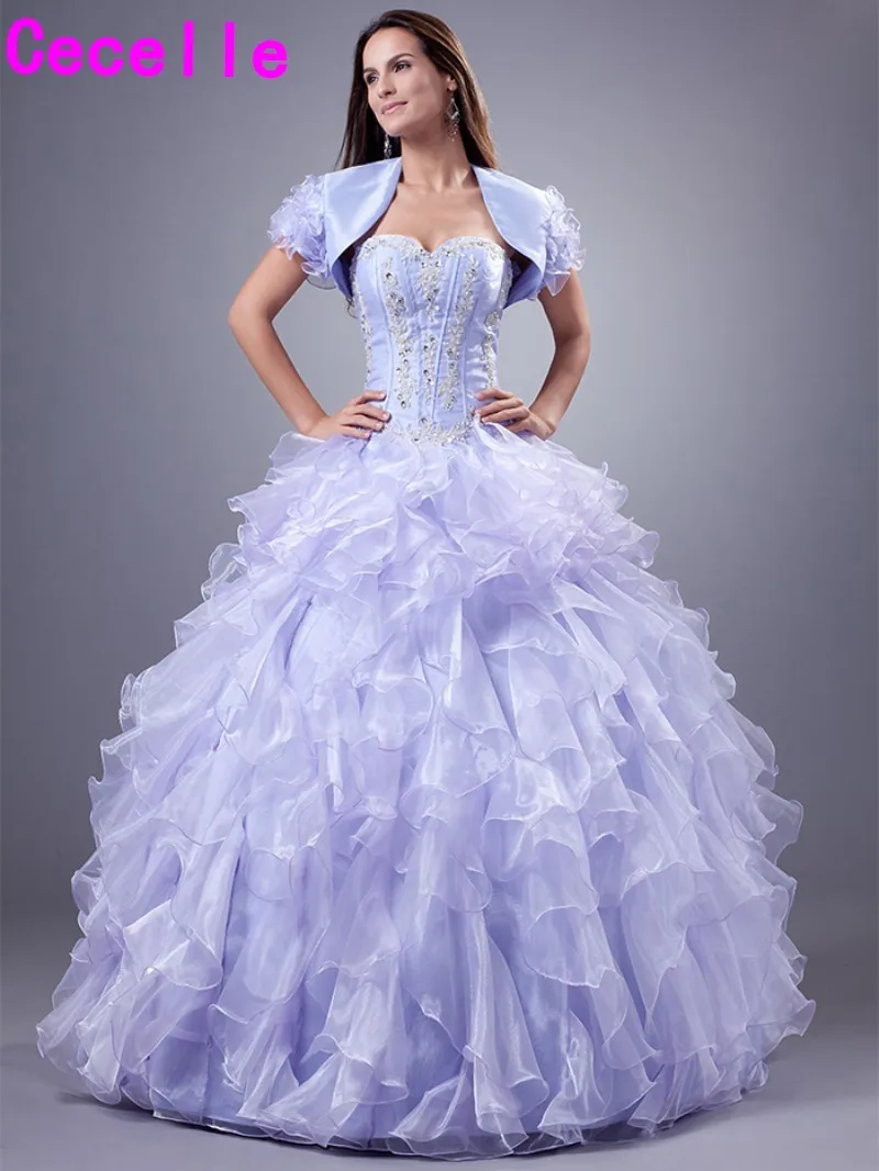 Lavender Ball Gown Princess Quinceanera Dresses 2019 With