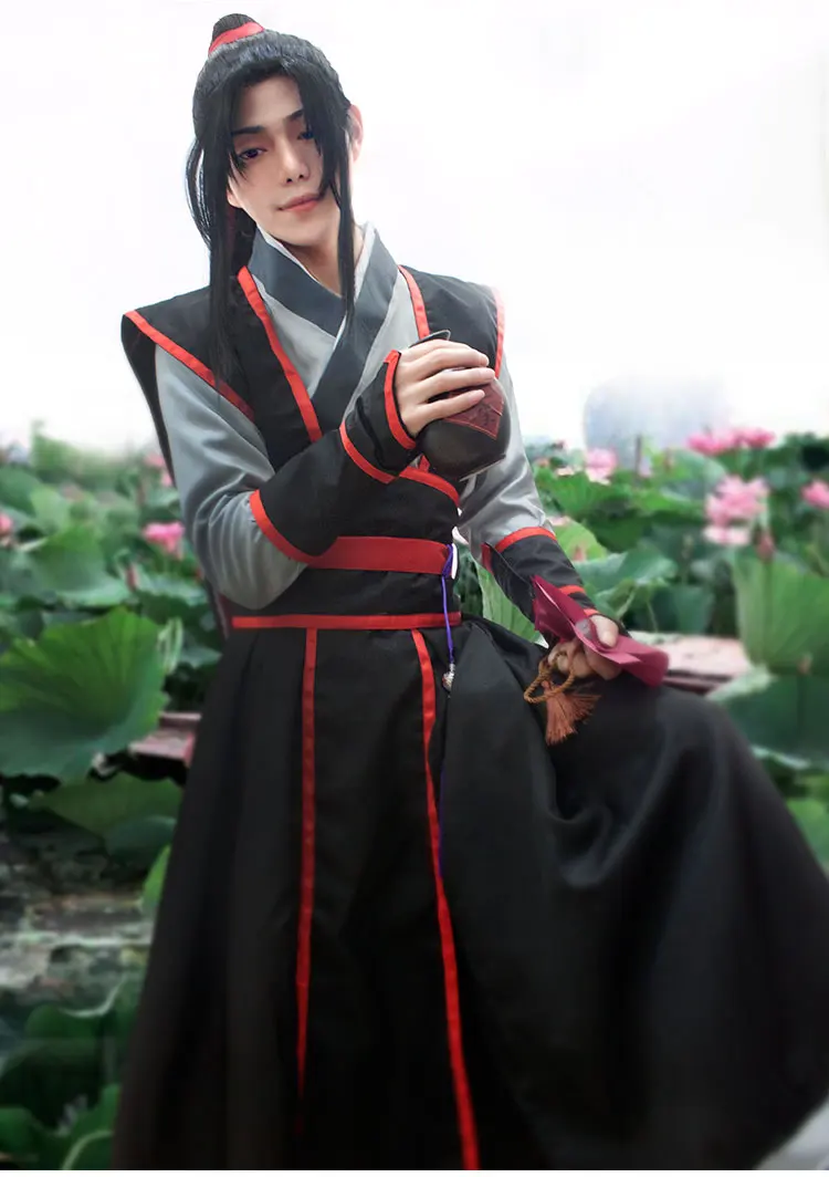 HSIU Wei Wuxian Young Jiang Cheng, косплей, костюм, парики, Grandmaster of Demonic Cultivation Mo Dao Zu Shi, костюм для игр, парики для волос