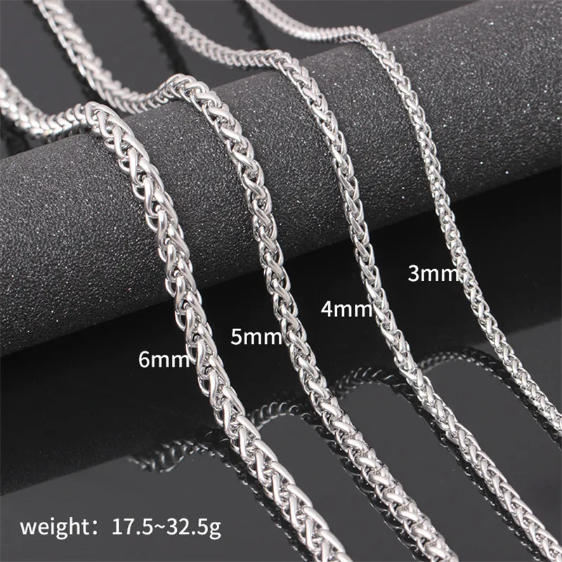 

Personalize Necklace For Women Men Rose Gold Venitian Curb Snail Foxtail Link Chains Necklace Fashion Jewelry Gift Party 2019