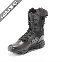 CQB. SWAT/ стиль; армейские ботинки черного цвета; военные мужские ботинки; весенние мужские ботинки на молнии с драконом