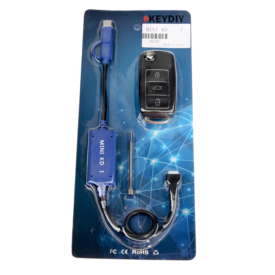 

Keydiy Mini KD Mobile Key Remote Maker Generator for Android & IOS System Free Update Forever