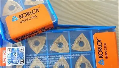 

2PCS NEW in box KOR+ WNMG080408-HM NC3020 WNMG432-HM Carbide Inserts 10PCS/Box