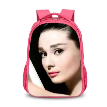 

Audrey Hepburn School Laptop Backpacks For Teenagers Casual Women Travel Shoulder Bags Hepburn Bags For Children Kid School Bags