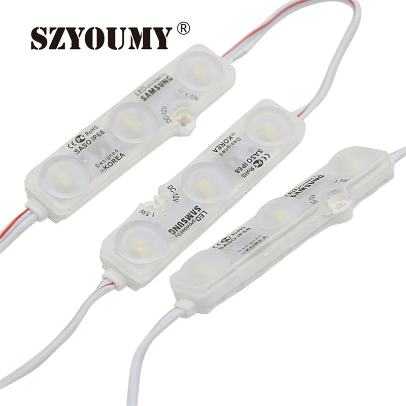 SZYOUMY SMD 5730 Hight Quality Led Module Light With Lens Ultrasonic