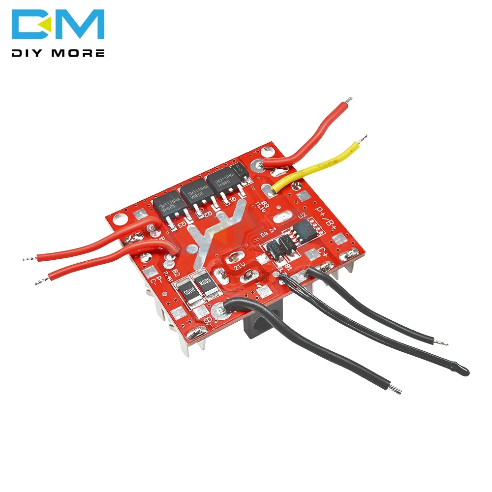 5S 5 серийный 18 В в В 21 в 20A литий-ионный батарея зарядки защиты совета Модуль Пакет печатная плата BMS модуль для механические инструменты