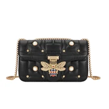 Designer Women Shoulder Bag Chain Strap Flap ladies leather Handbags Messenger Bag women Clutch Bag bee Buckle purse Designer Women Shoulder Bag Chain Strap Flap ladies leather Handbags Messenger Bag women Clutch Bag bee Buckle purse