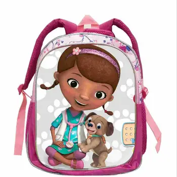 

School Backpacks Cartoon Doc School Bag Bagpack for Students Boys Casual Shoulder Bookbag Canvas Rucksack