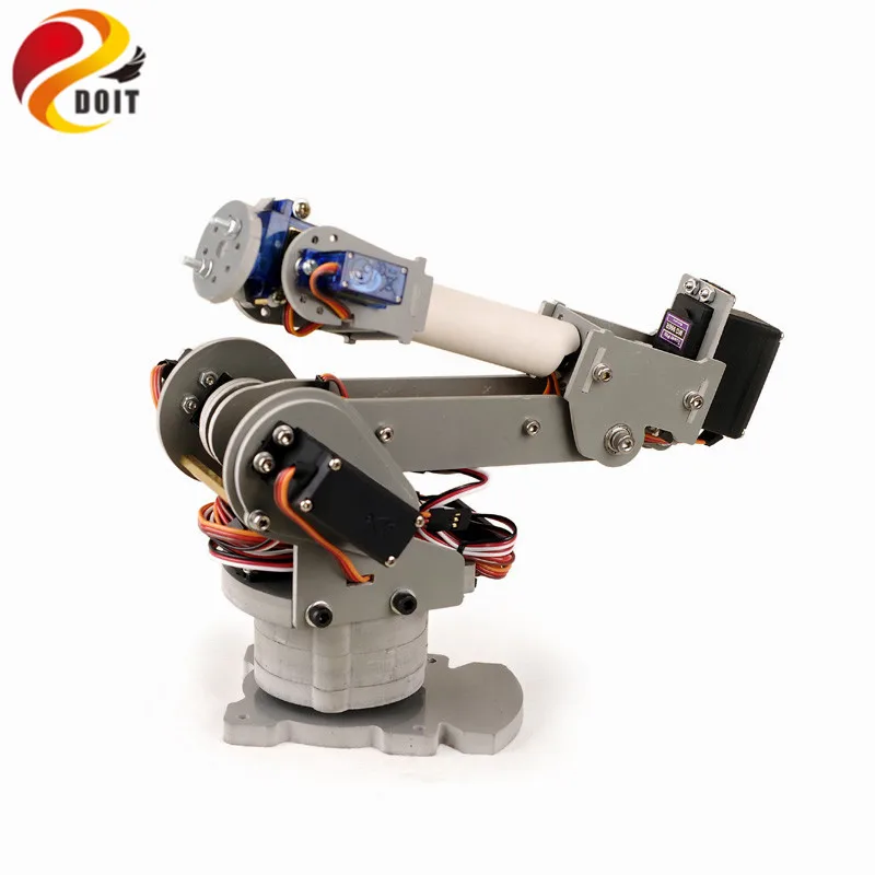 Официальный DOIT 6DOF контролируемых 6-осевой параллельно-механизм лазерная резка акрила рука робота DIY PalletPack рукоятка промышленного робота