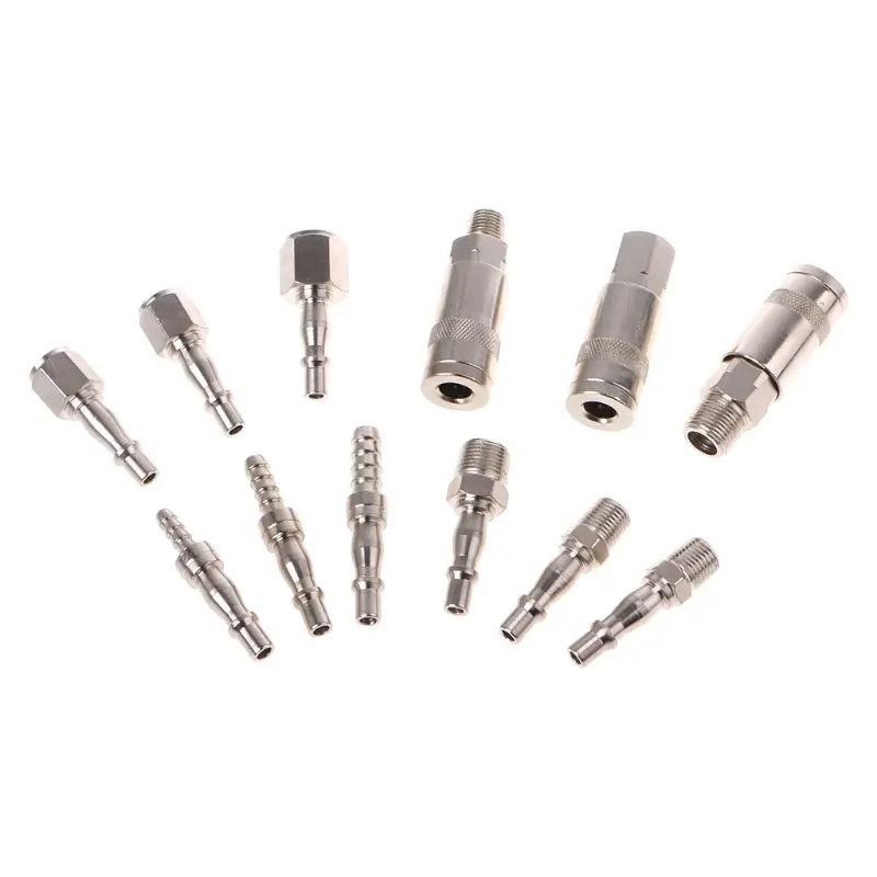 

Gas Air Pipe Quick Connectors High Pressure Quick Coupling Air Line Hose Compressor Fitting New