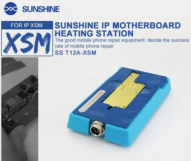 Мягкой SS-T12A для материнская плата для iPhone сепаратор Отопление станции iPhone X/XS MAX процессор микросхемы разборки Клей Remover