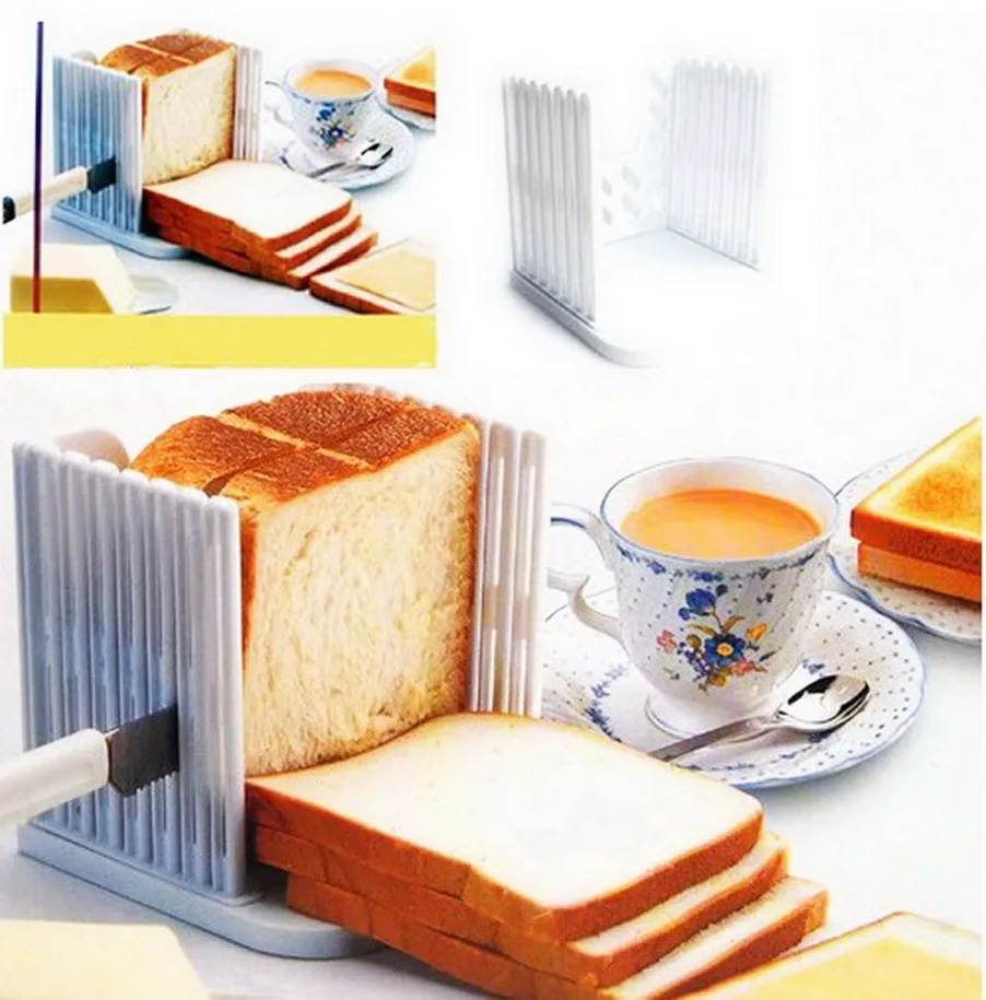 

1pcs Professional Bread Loaf Toast Cutter Slicer Slicing Cutting Guide Mold Maker Kitchen Tool New Arrival