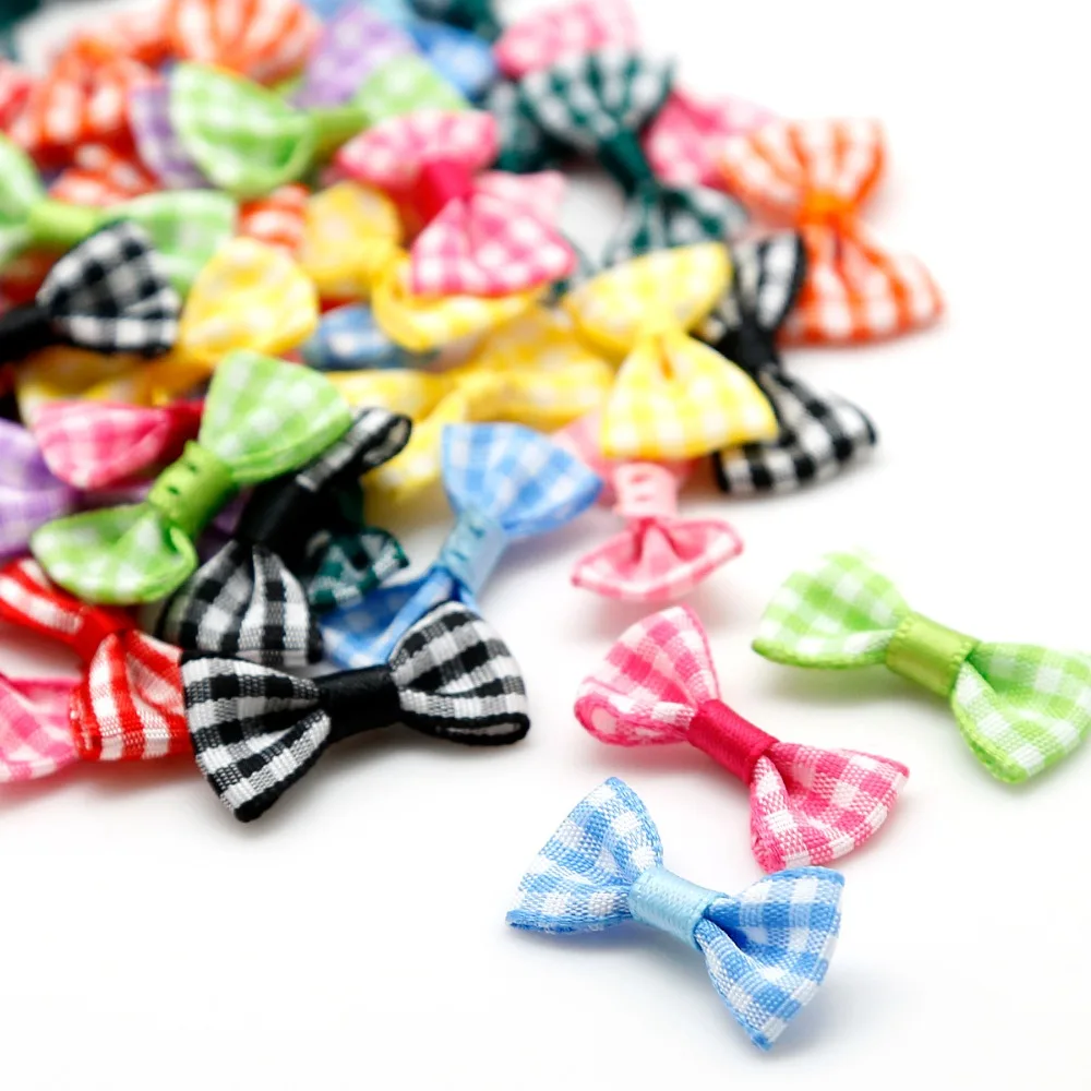 Mixed Baby Satin Ribbon Stripe Bowknot Hair Clips Applique DIY Sewing Crafts Wedding Bow Tie Scrapbooking Decoration 10-50pcs ribbon decoration,satin ribbons,ribbon supplies,satin ribbon,sewing ribbon
