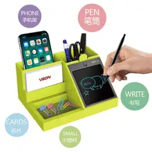Lcd блокнот многофункциональный держатель для ручек пульт дистанционного управления держатель визитных карточек Мобильный держатель для телефона офисный стол хранение