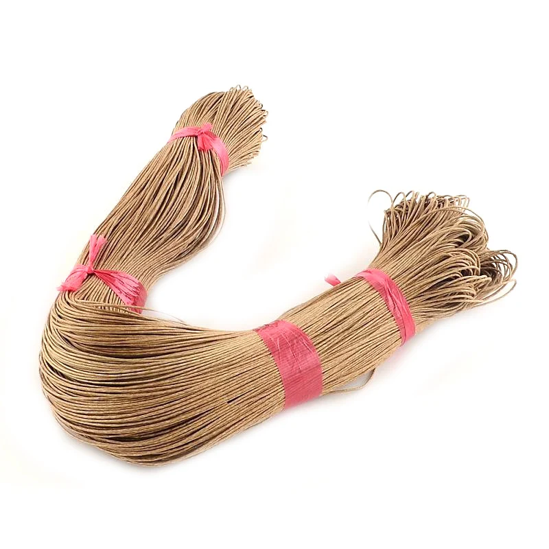 Pandahall Cotton Wax Cord 1mm findings for diy jewelry bracelet necklace craft making 400m bundle