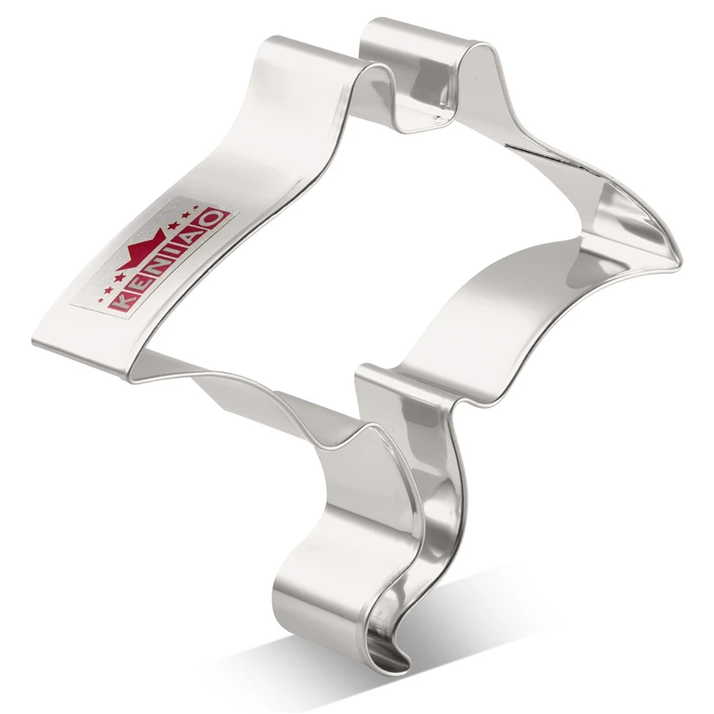 

KENIAO Ocean Mobula / Manta Cookie Cutter for Kids Birthday Party Cutters-Biscuit / Bread Cutter -11.4 x 11.4cm-Stainless Steel