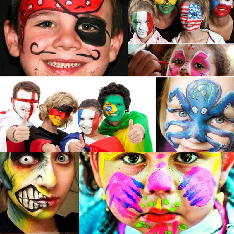 

Costume Oil Clown Face Paint Body Make Up Stage Professional High Quality