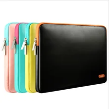 Caliente Marca de Cuero Caja de la Manga Para El Macbook Air de 11 “, AIRE 13″ 15 ”, Retina 12, 13.3 15.4 pulgadas, Para El Ordenador Portátil, Ventas Al Por Mayor