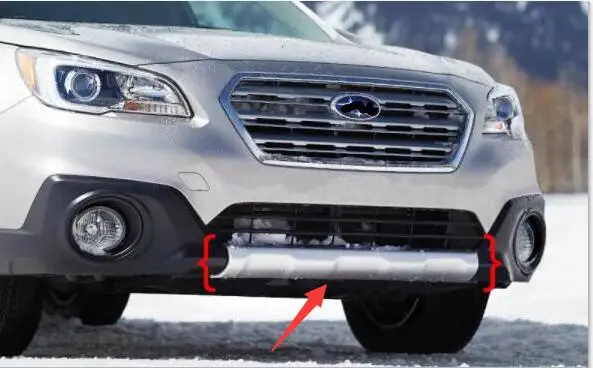 Для Subaru Outback Refitting Bumper 15-19 Outback специальная Передняя и задняя планка Нижняя защита Refitting - Цвет: 15-17 outback