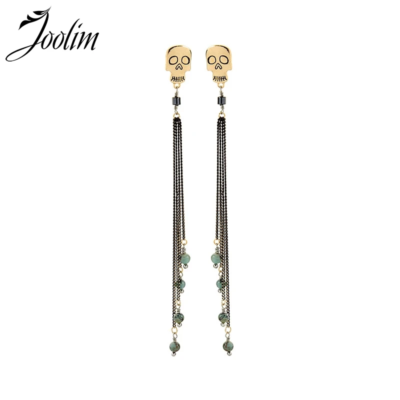

Joolim Metal Tassel Drop Earring Bead Earring Skul Earring Jewelry Wholesale
