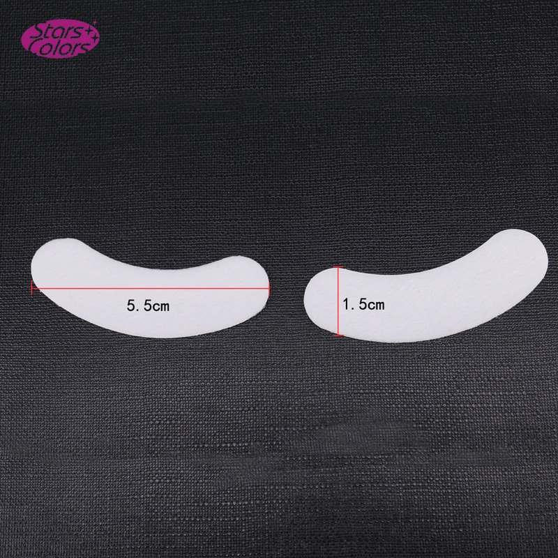 Hot sell 200 pairs box Eye pads for eyelash extension Lint free eye gel patches gold 3