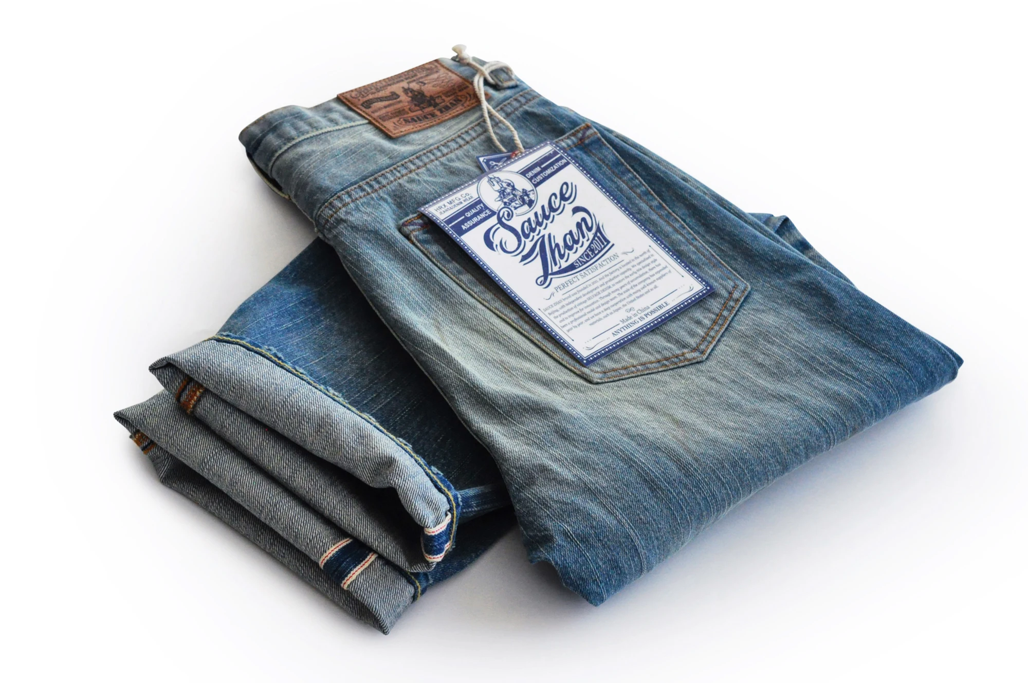 bleaching raw denim