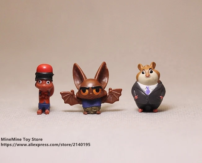 ZXZ Zootopia Ник лиса Джуди Кролик 3 11 см фигурка героя коллекция кукол из ПВХ игрушки