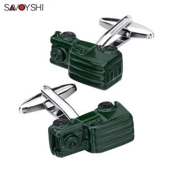 

SAVOYSHI Novelty Car Model Cufflinks for Mens Shirt Cuff buttons Gift High Quality Enamel Cuff Links Brand Fashion Jewelry