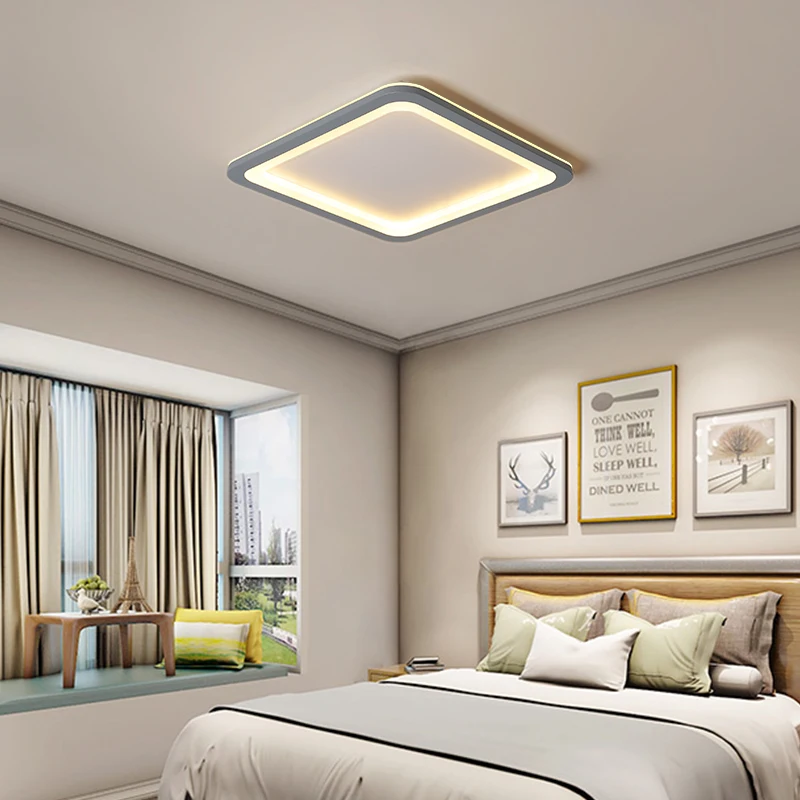 Современный светодиодный светильник для спальни, гостиной, кабинета, балкона, дизайн интерьера, потолочный светильник, люстра, AC85-260V